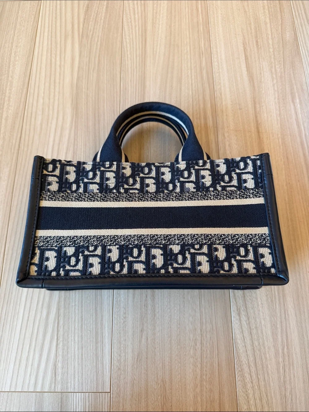 Dior book tote bag east west